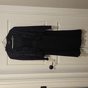 Navy dress with jacket size 18w